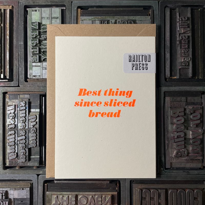'Best thing since sliced bread' Card