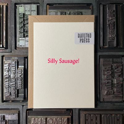 'Silly Sausage' Card