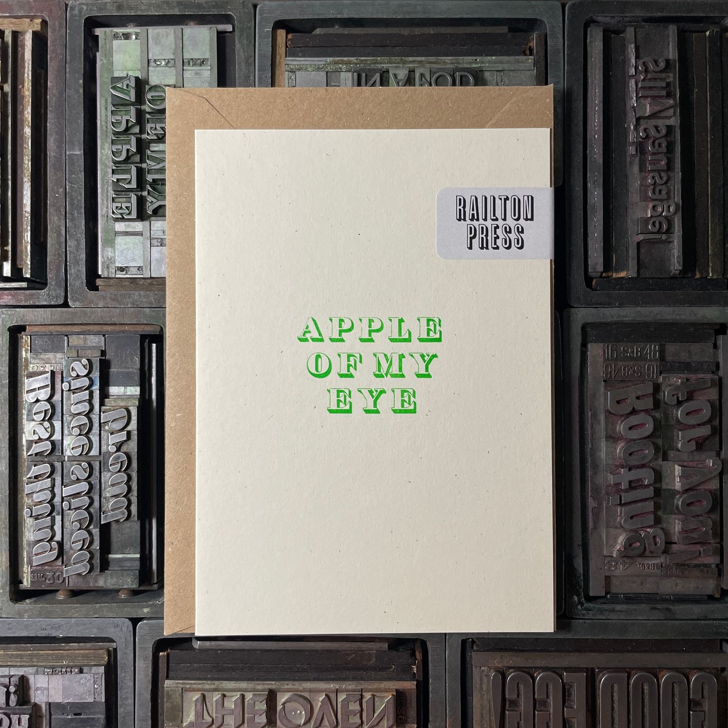 'Apple of my eye' Card
