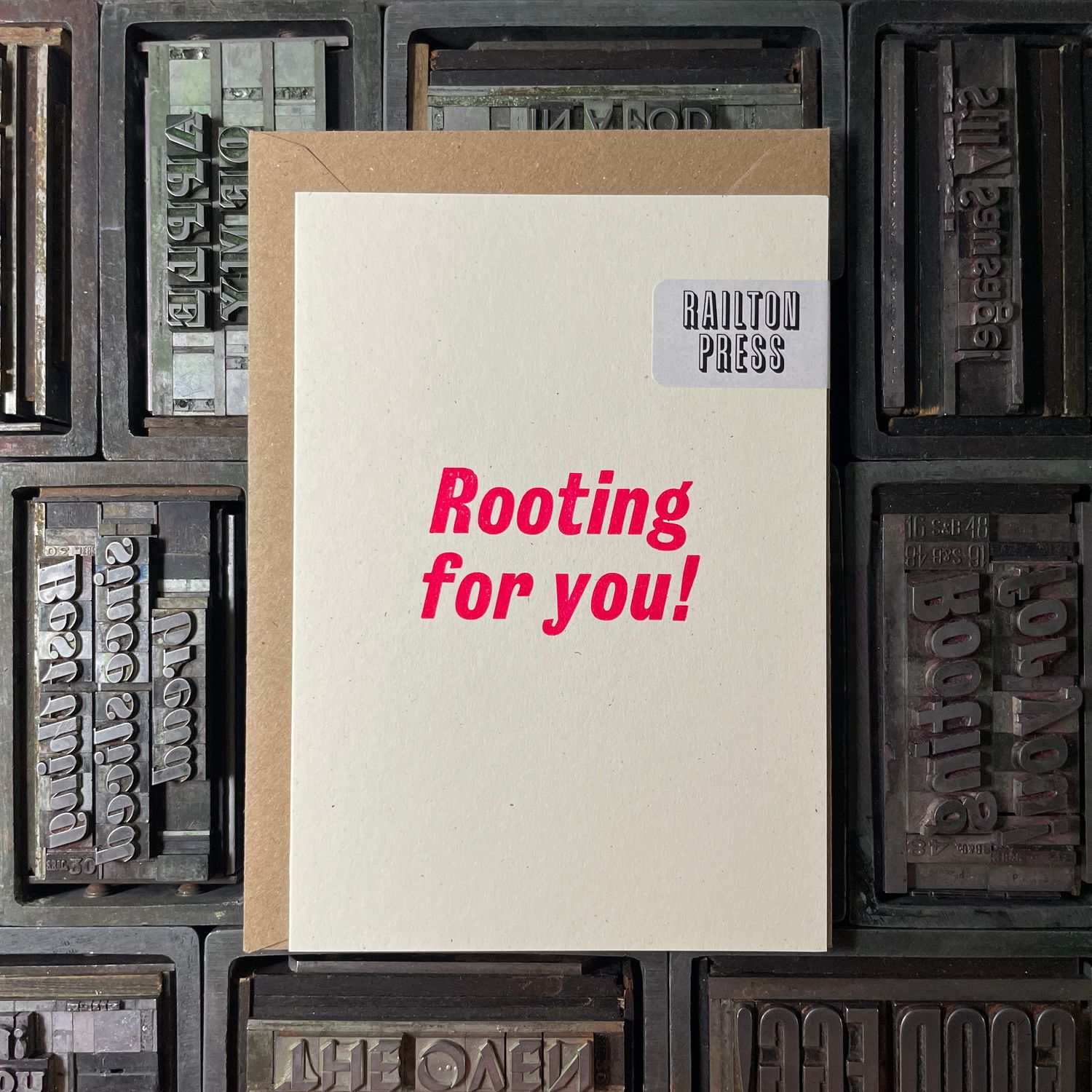 'Rooting for you' Card