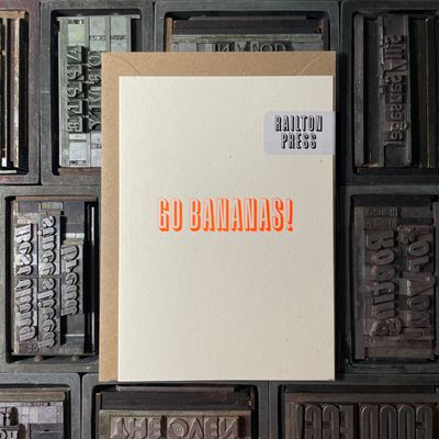'Go Bananas' Card