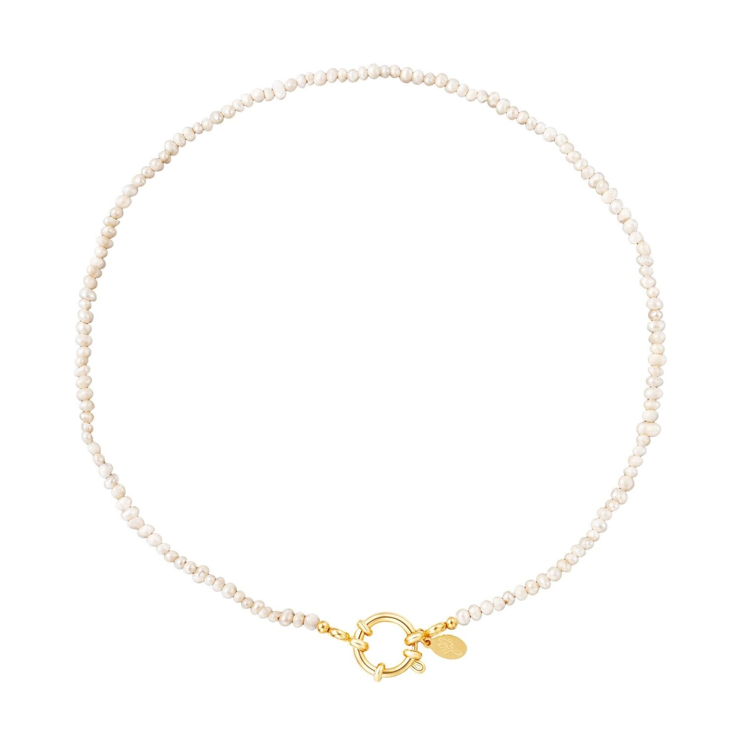Champagne necklace