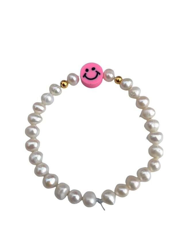 Pearly smiley pink