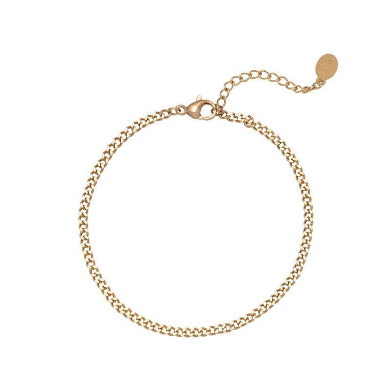 Plain chain bracelet