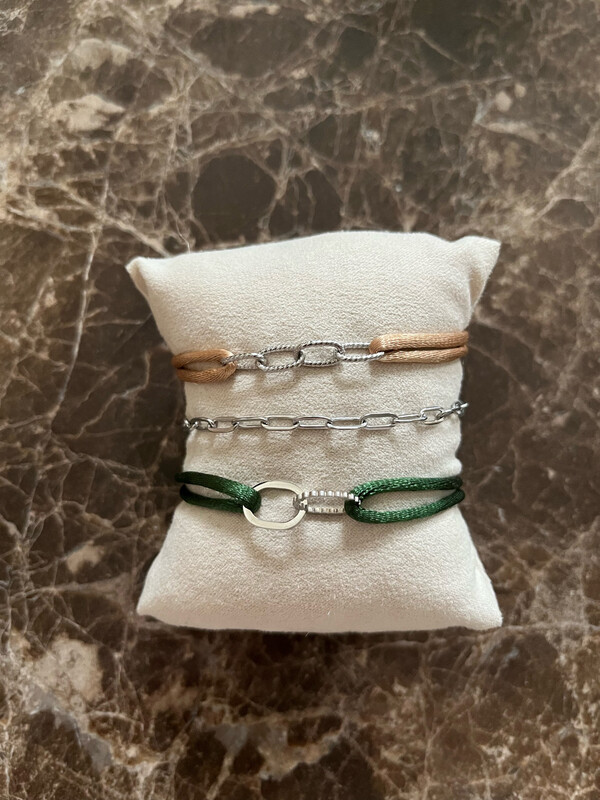 Bracelet set silver