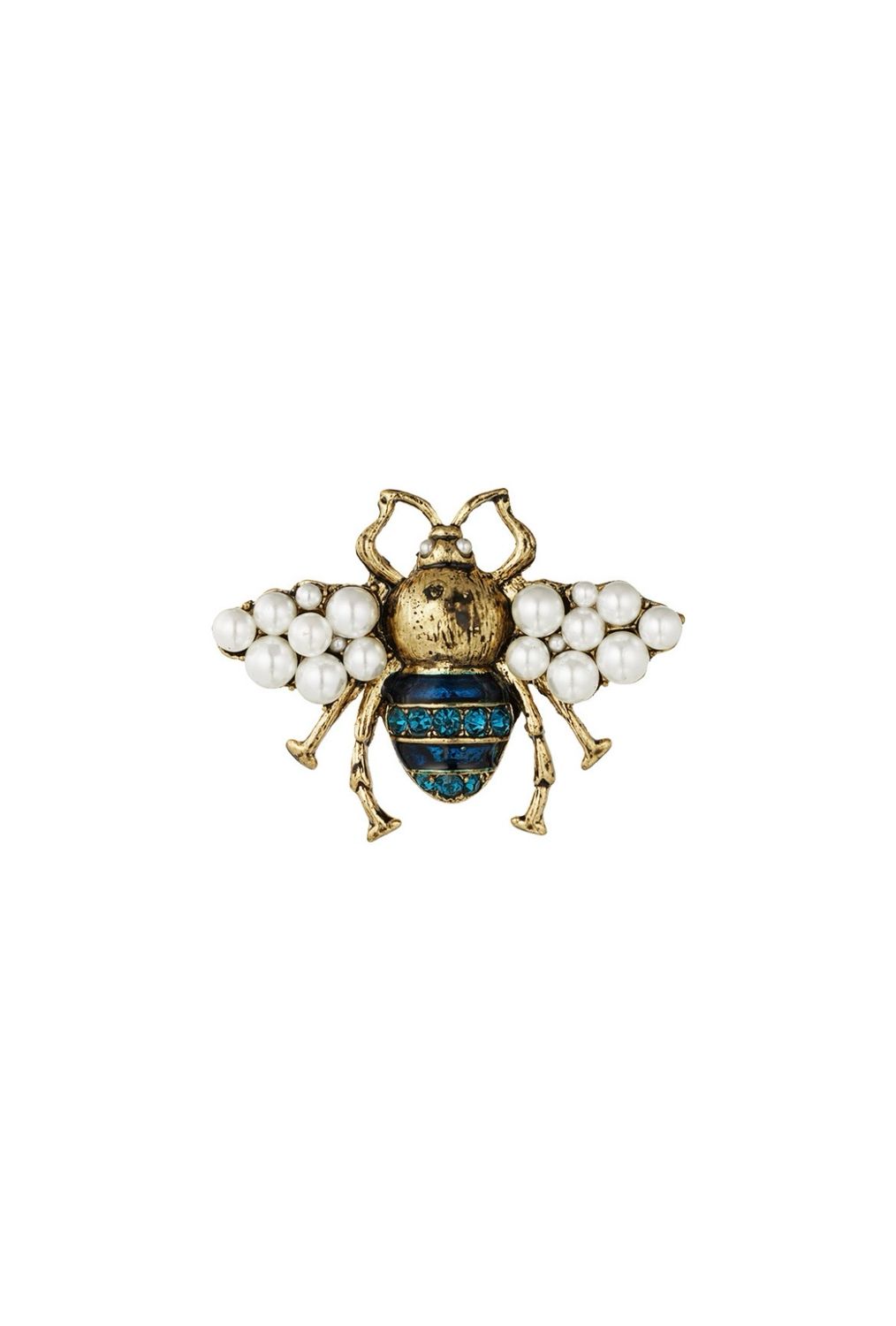 Pearl bee broche