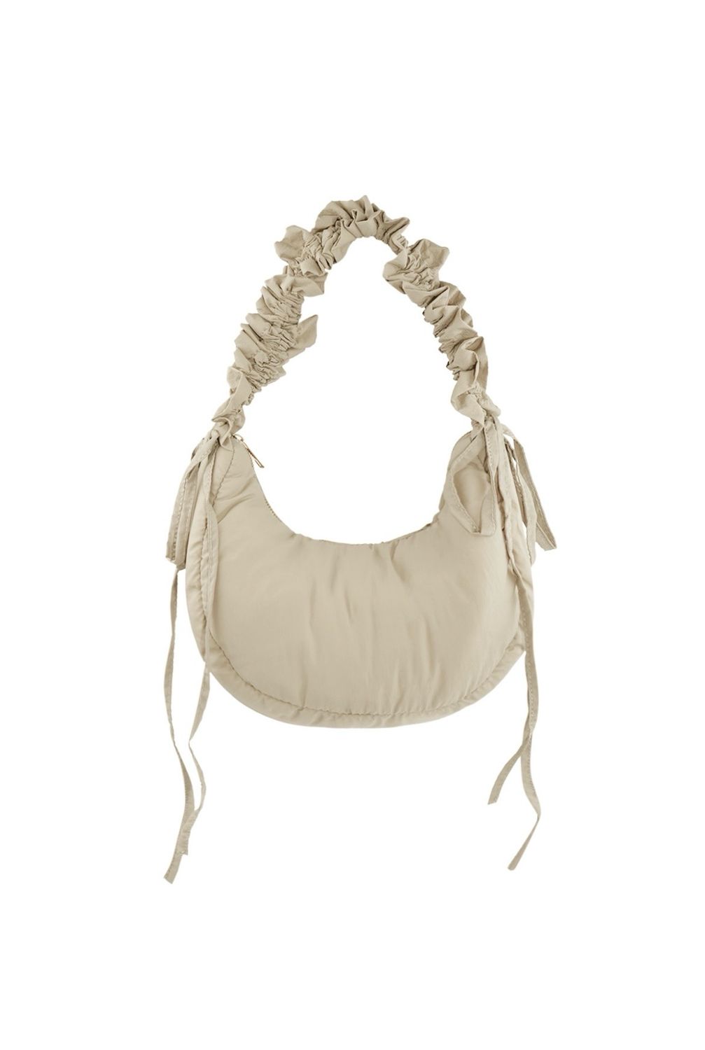 Beige knot bag