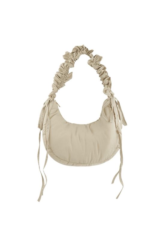 Beige knot bag