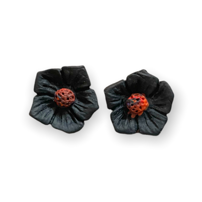 black flowers 
