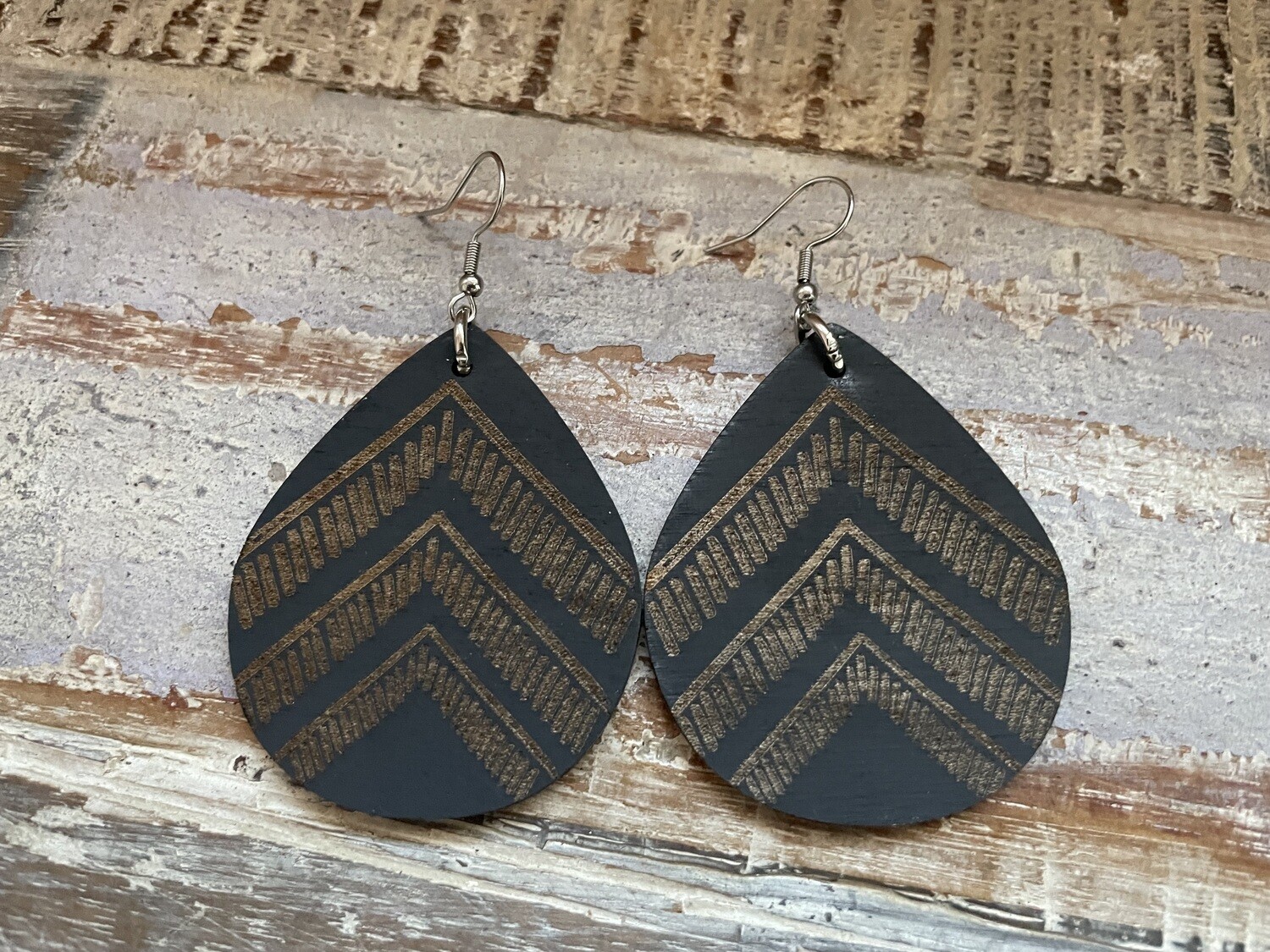 wooden earrings