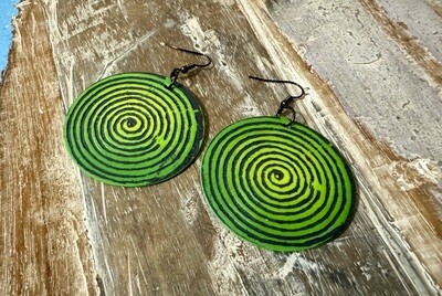green spirals