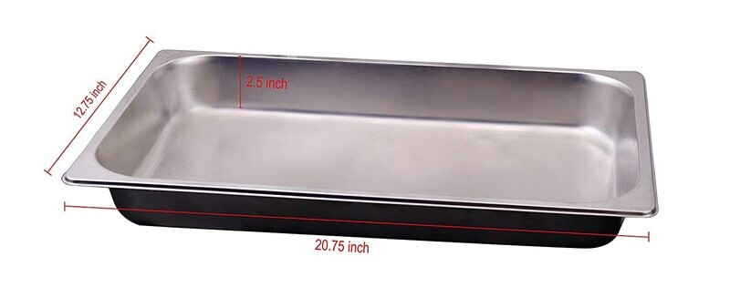 1/1 65 mm Depth(2.5&quot;), Gastronorm Pan (1/1 65 mm) Stainless Steel Gn Pan