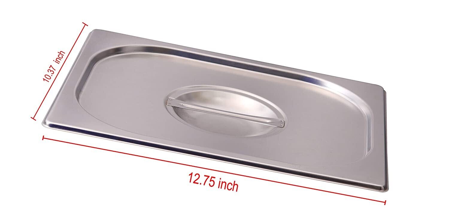 1/2 Gastronorm Pan Lid, GN Pan Lid Stainless Steel