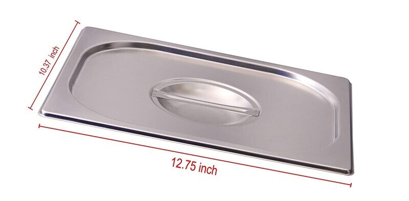 1/2 Gastronorm Pan Lid, GN Pan Lid Stainless Steel