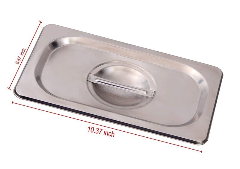 1/4 Gastronorm Pan Lid, GN Pan Lid, Stainless Steel