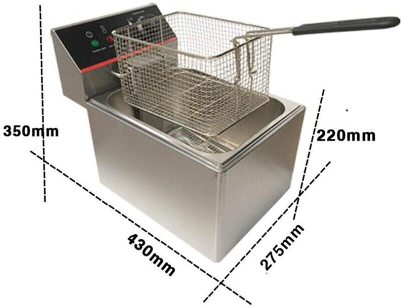 ANDREW JAMES 
ELECTRIC SINGLE DEEP FRYER 
6 LTR (HEAVY DUTY)


