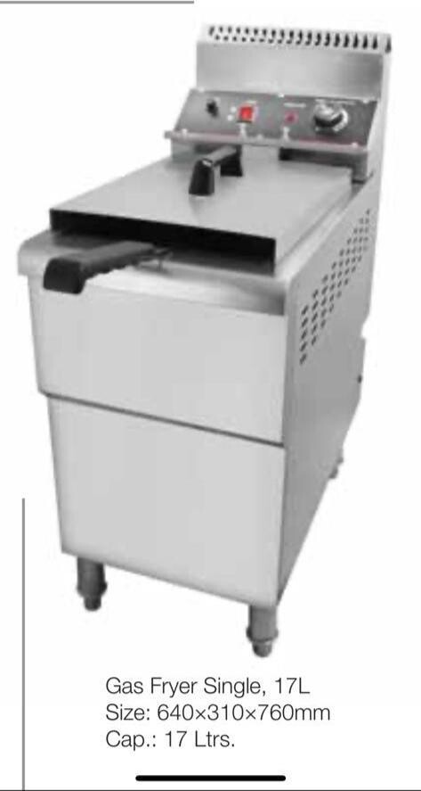 ANDREW JAMES  17 LITERS GAS DEEP
FAT FRYER WITH AUTO-CUT