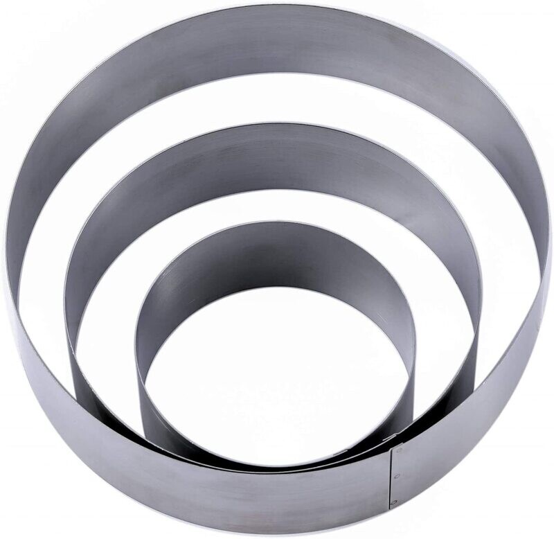 CAKE CUTTING RING ROUND SET OF 3