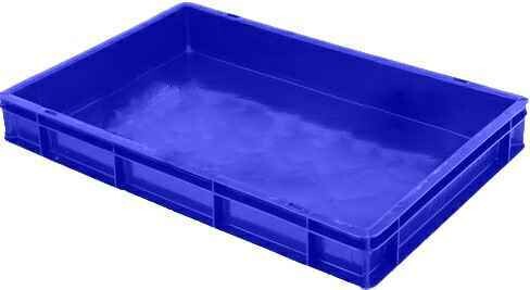 DOUGH TRAY BLUE BIG 16" LENGHT 24" BREATH 3.5" HEIGHT CAN BE USED FOR STORAGE OF ANY OTHER ITEMS TOO
