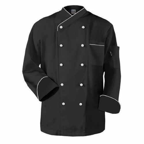 CHEF COAT BLACK