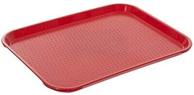 SERVICE TRAY SMALL RED