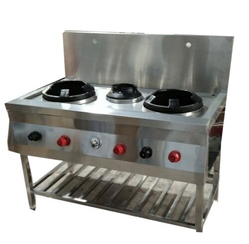 SS CHINESE THREE BURNER