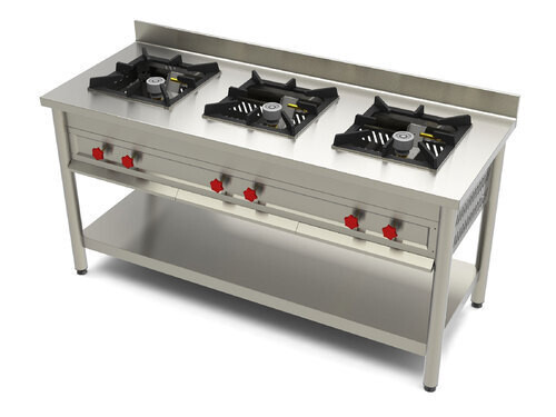 SS INDIAN THREE BURNER