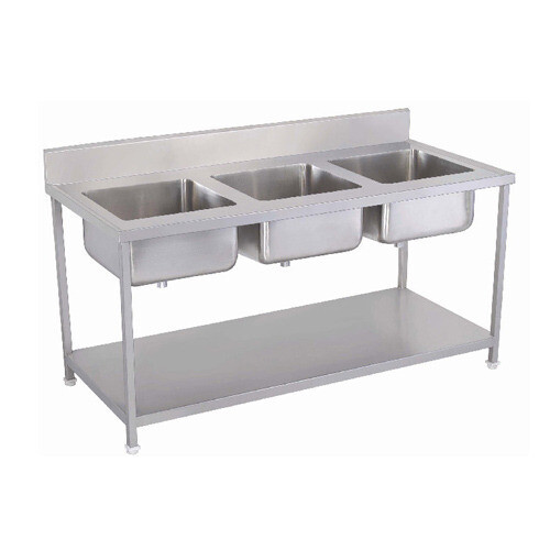 SS TRIPLE SINK