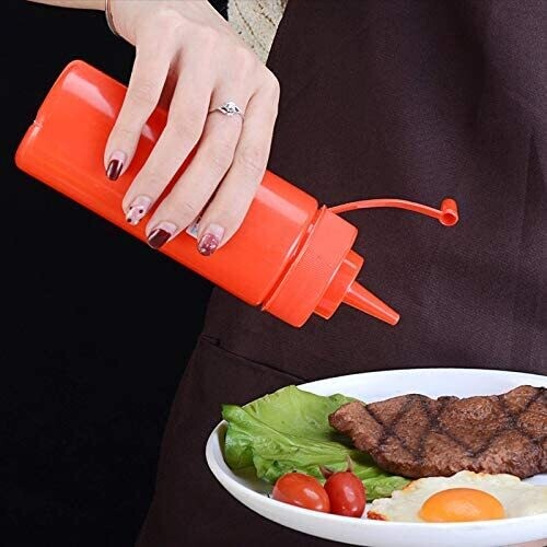 SQUEEZE BOTTLE 500ML RED