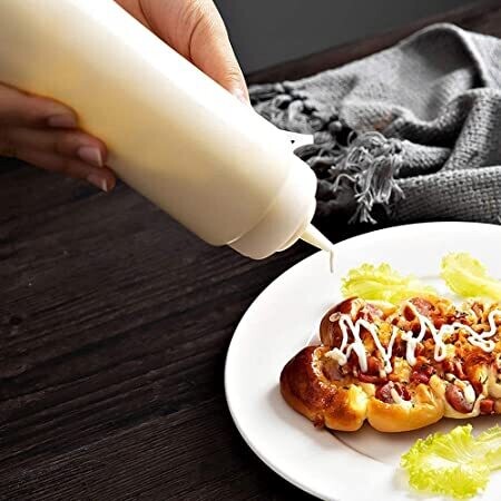 SQUEEZE BOTTLE 500ML WHITE