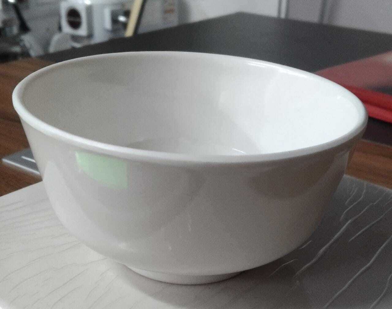 WHITE MALAMINE CURRY BOWL