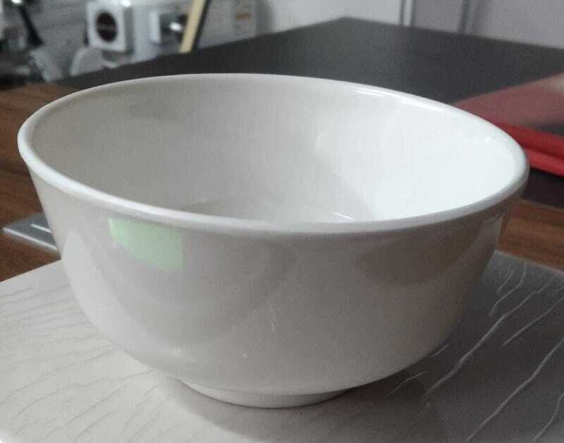 WHITE MALAMINE CURRY BOWL
