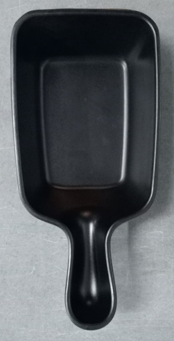 DEEP  PASTA PAN WITH HANDLE PLATER BLACK (450)