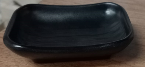 RECTANGLE DEEP SOUCE BOWL BLACK (753)