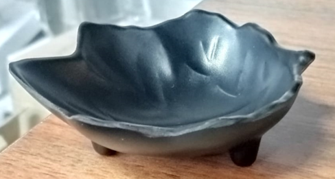 LEAFE TYPE DEEP SOUSE BOWL BLACK (790)
