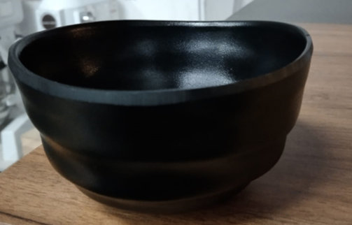 ZIGZAG BOWL BLACK (961)