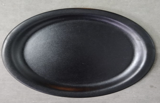 MATTE QUARTER PLATE BLACK