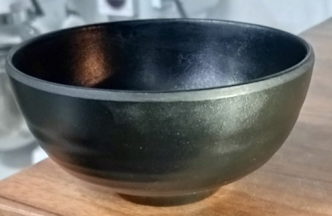 SPIRAL SOUP BOWL BLACK