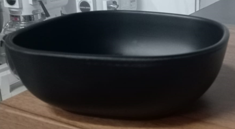 SMALL SQUARE PORSHAN  BOWL BLACK (639)