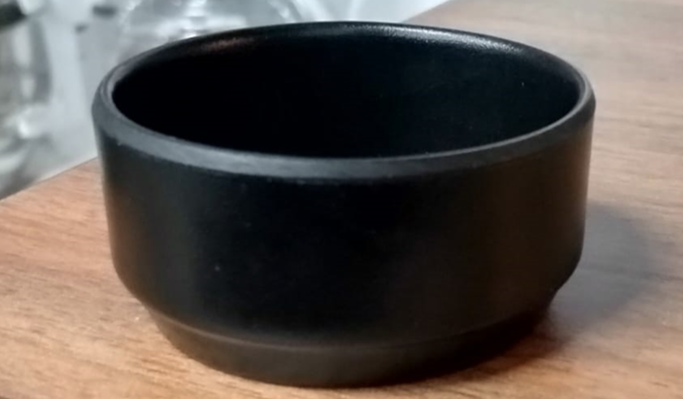 FULL ROUND DEEP SAUSE BOWL BLACK
