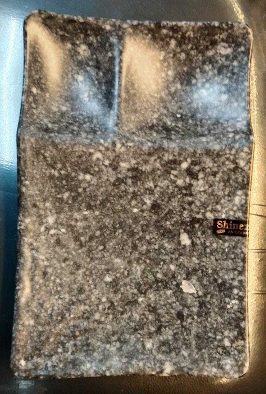BLACK MARBLE REACTRO PLATTER