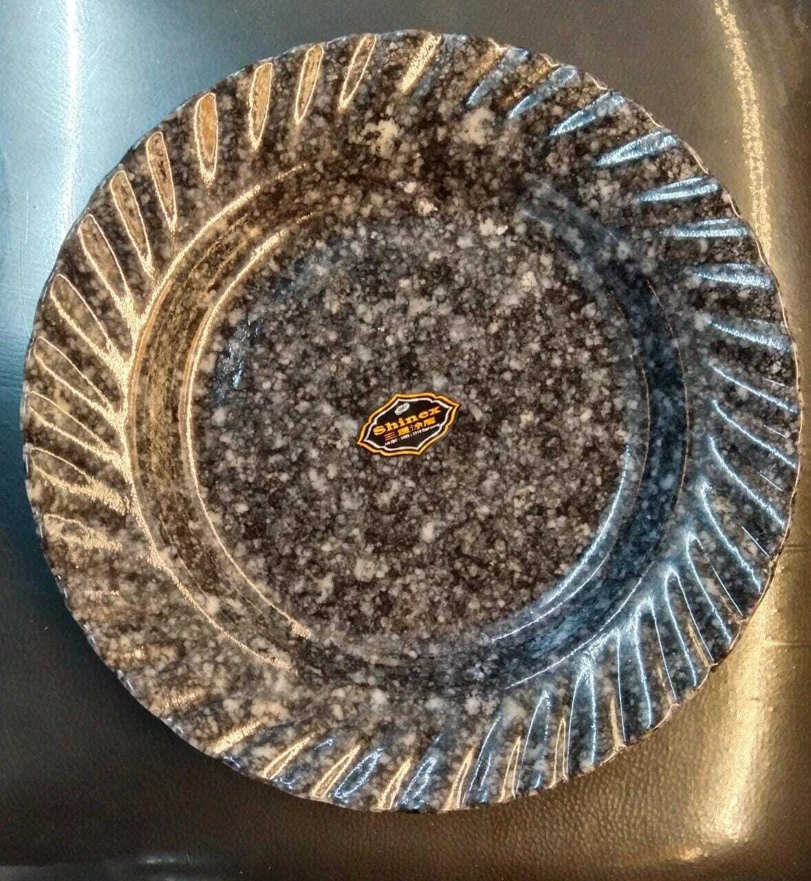 BLACK MARBLE BIG PASTA PLATTER