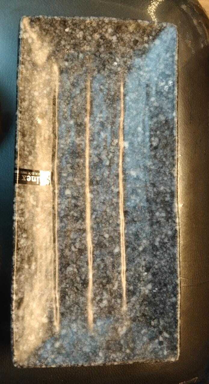 BLACK MARBLE RECTANGLE STONE PLATTER