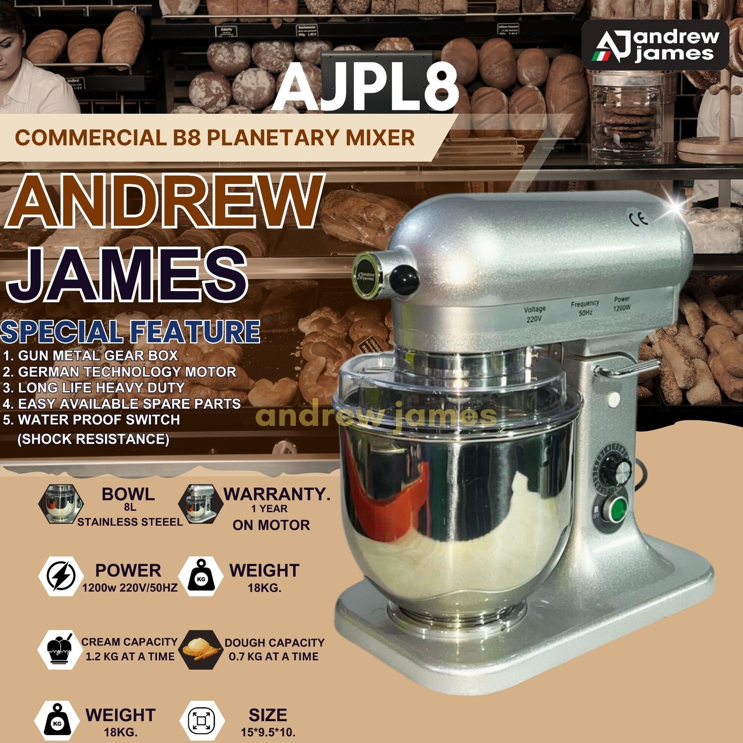PLANETARY MIXER B8