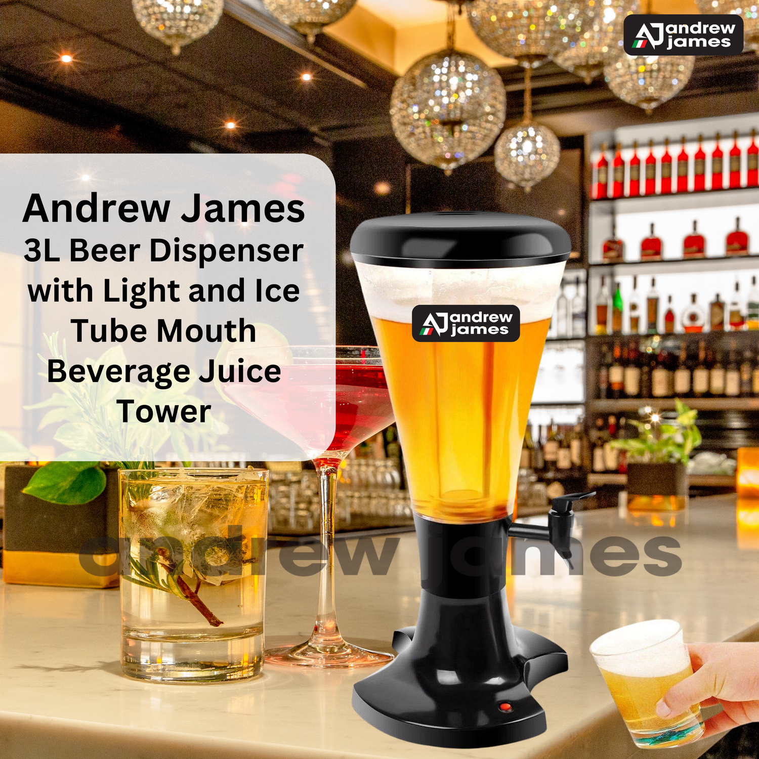 ANDREW JAMES  3L BEER TOWER PREMIUM