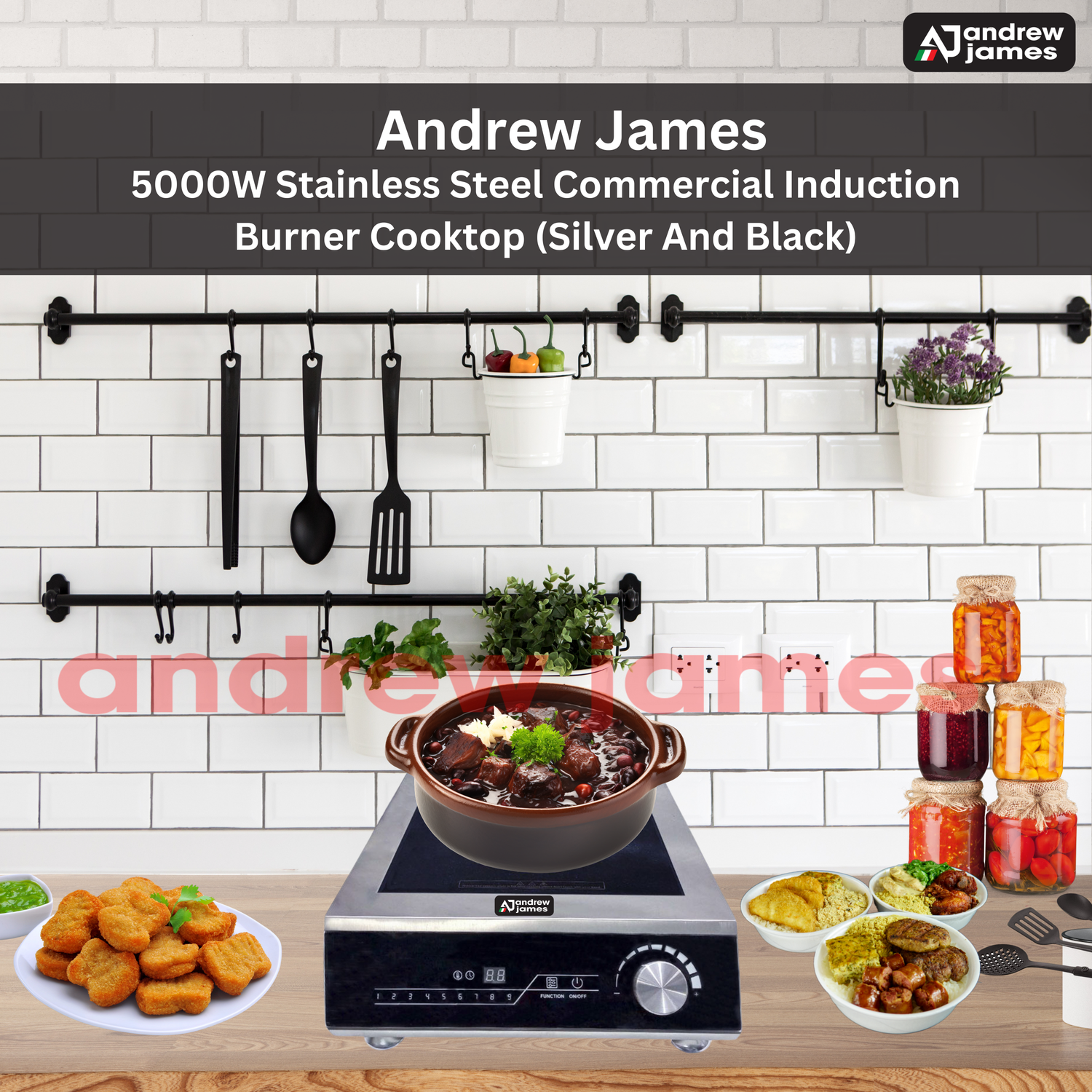 ANDREW JAMES  5000W FLATE INDUCTION 