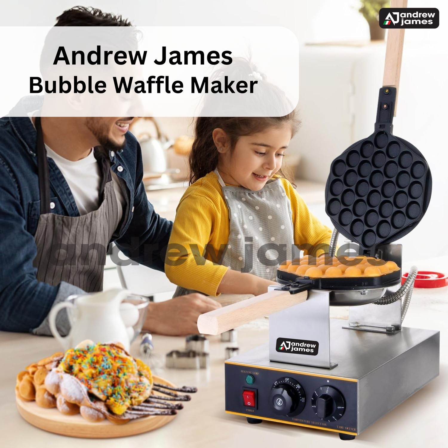 andrew james  Bubble Waffle Maker 