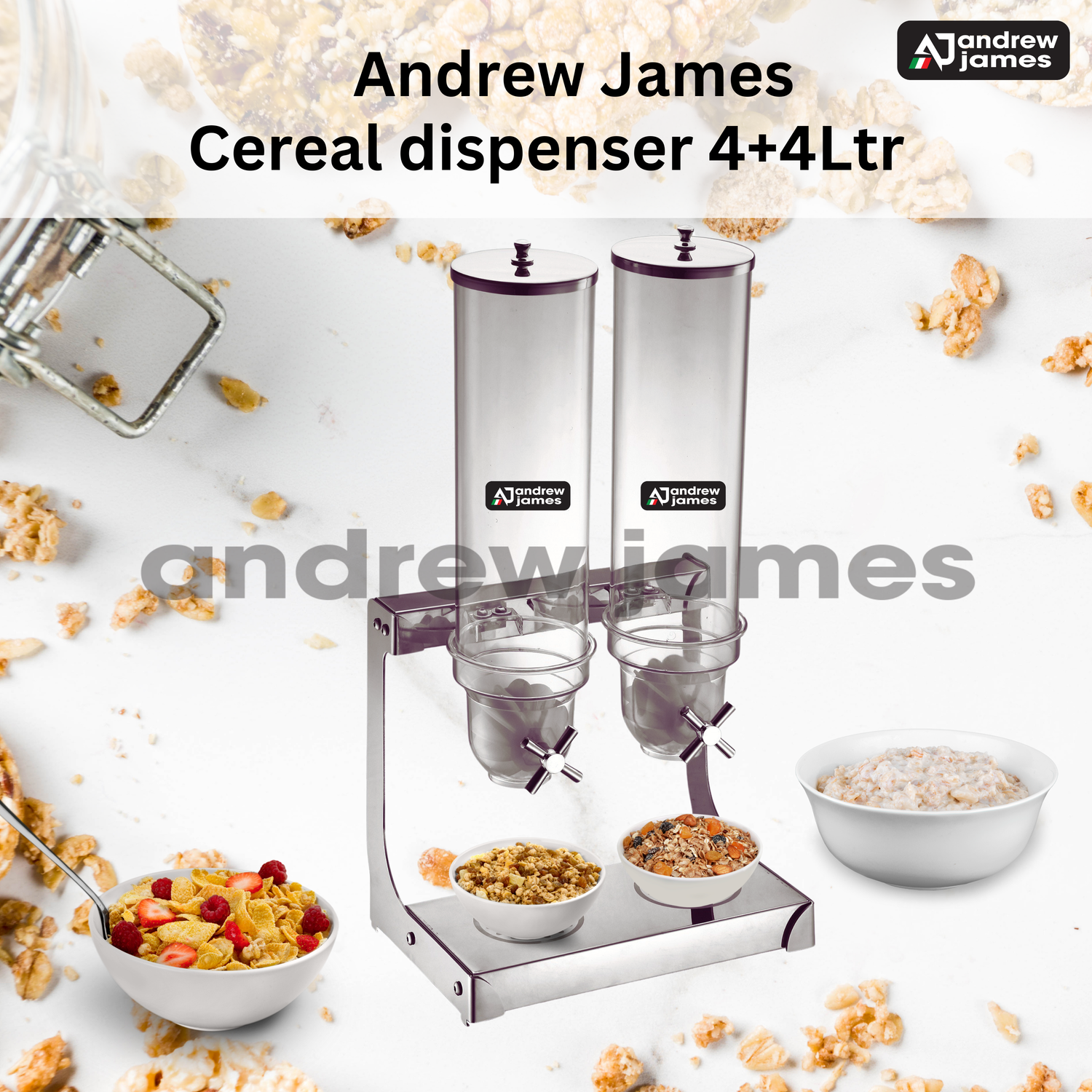 Andrew James cereal  Dispenser double 