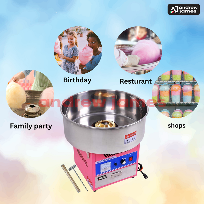 ANDREW JAMES COMMERCIAL COTTON  CANDY MAKER (HIGH QUALITY)