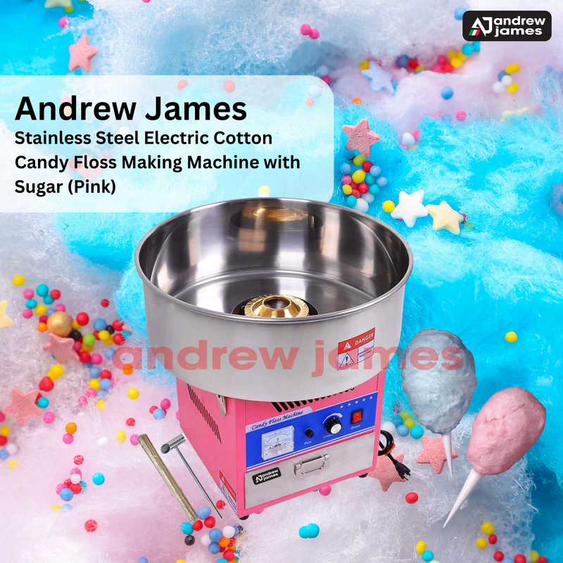 ANDREW JAMES COMMERCIAL COTTON  CANDY MAKER (AUTOMATIC TEMPERATURE CONTROLL)  